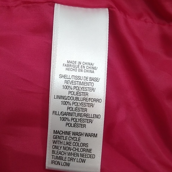 Izod Quilted Vest, Pink, PS/PP - Picture 5 of 7